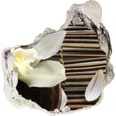 Fototapeta nálepka na zeď Květinová oáza mezi kameny