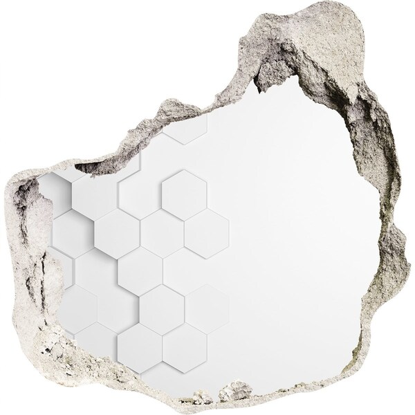 Díra 3D fototapeta nálepka Šestiúhelníky pozadí