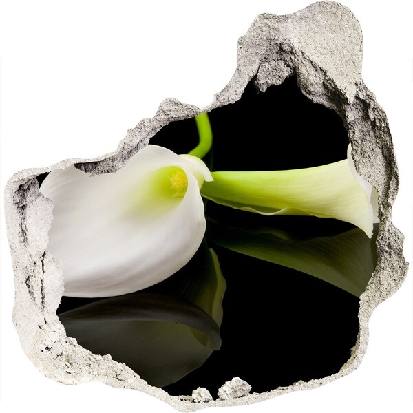 Samolepící nálepka fototapeta Květina v betonu