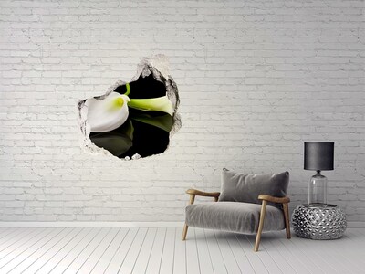 Samolepící nálepka fototapeta Květina v betonu