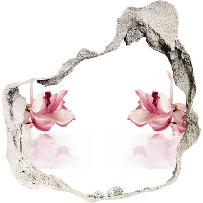 Samolepící nálepka na zeď Květinová iluze na zdi