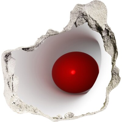 Díra 3D fototapeta nálepka Abstrakce koule