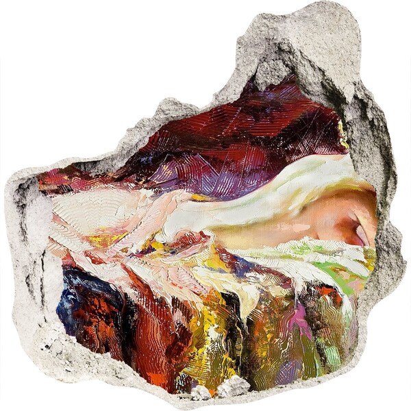 Díra 3D fototapeta nálepka Malebná horská krajina