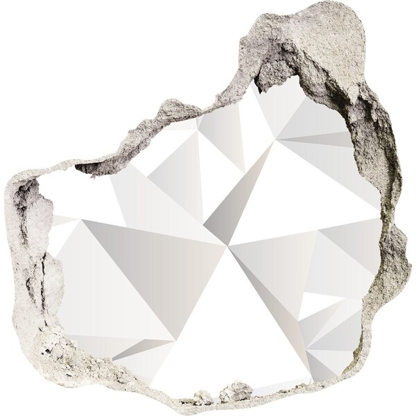 Samolepící díra na stěnu Křišťálová díra ve zdi