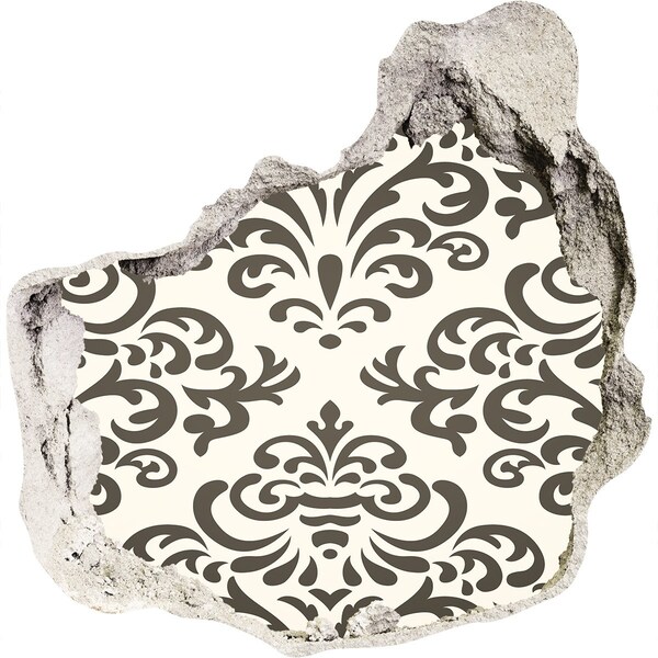 Fotoobraz díra na stěnu Elegantní vzor na zdi