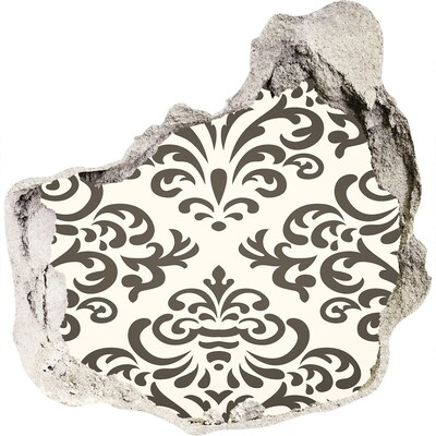 Fotoobraz díra na stěnu Elegantní vzor na zdi