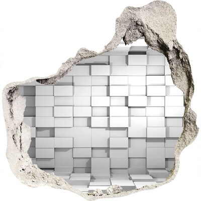 Díra 3D fototapeta nástěnná Moderní prostor za zdí