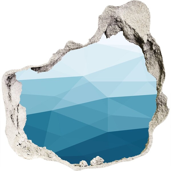 Díra 3D fototapeta nástěnná Podvodní svět v díře