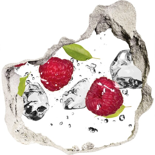 Nálepka 3D díra Ovocný ráj s ledem