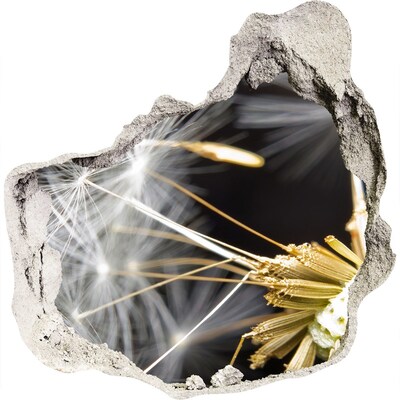 Samolepící díra na stěnu Květinový sen skrz díru ve zdi