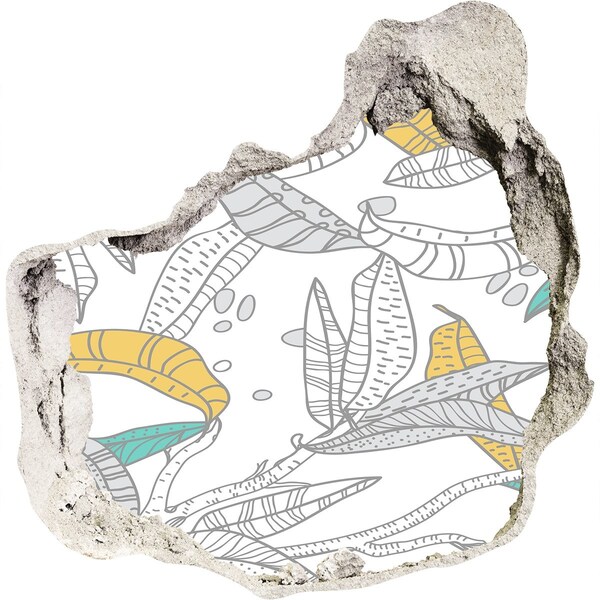 Fotoobraz díra na stěnu Tropická oáza uprostřed betonu