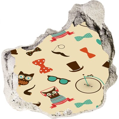 Samolepící nálepka na zeď Stylové vzory a doplňky