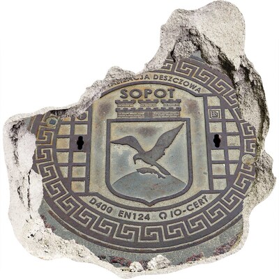 Fototapeta díra na zeď Sopoty – Zakrytí městské kanalizace