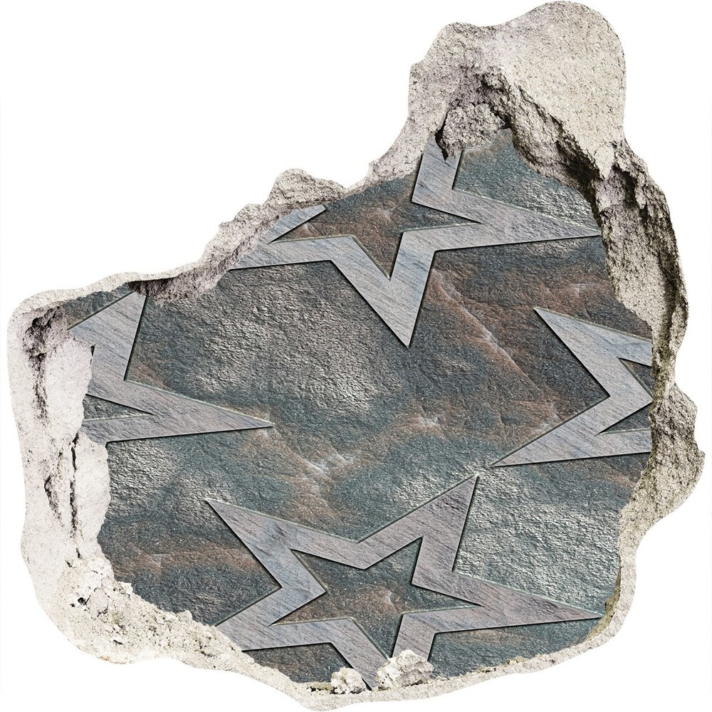 Díra 3D fototapeta nálepka Kamenné hvězdy