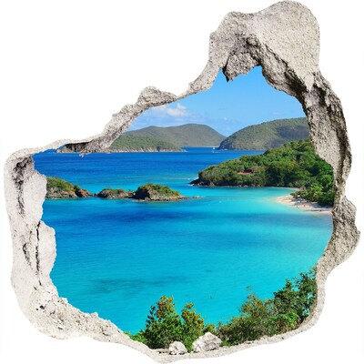 Nálepka fototapeta 3D výhled Panenské ostrovy
