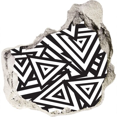 Fotoobraz díra na stěnu nálepka Abstraktní geometrické vzory