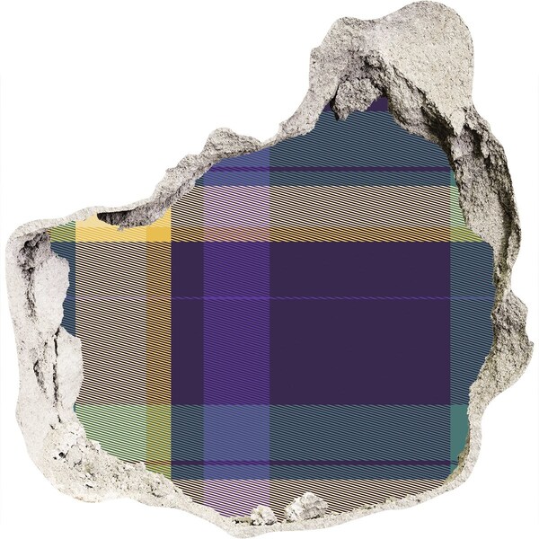 Díra 3D fototapeta nálepka Mříž textura