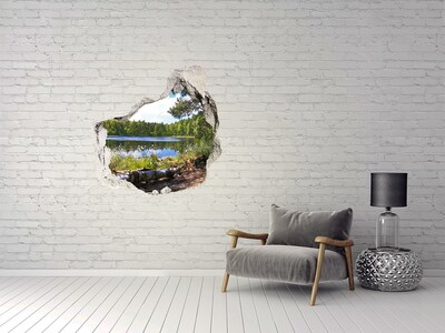 Nálepka fototapeta 3D na zeď Lesní panorama