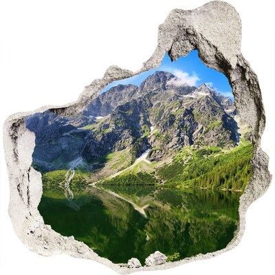 Nálepka fototapeta 3D Morské oko Tatry