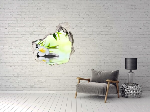 Samolepící díra na stěnu Oáza klidu v přírodě