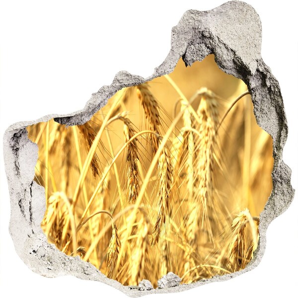 Samolepící díra na stěnu nálepka Zlatá zrna na slunci