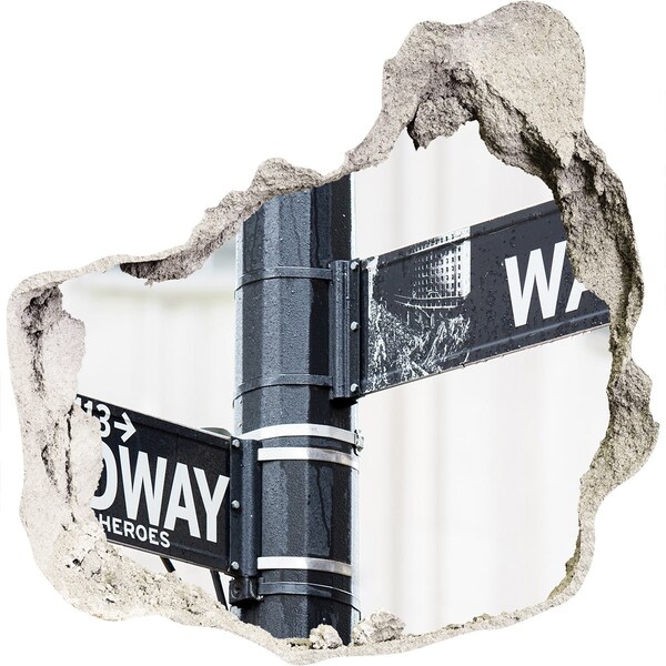 Fototapeta díra na zeď 3D Ulice ve městě