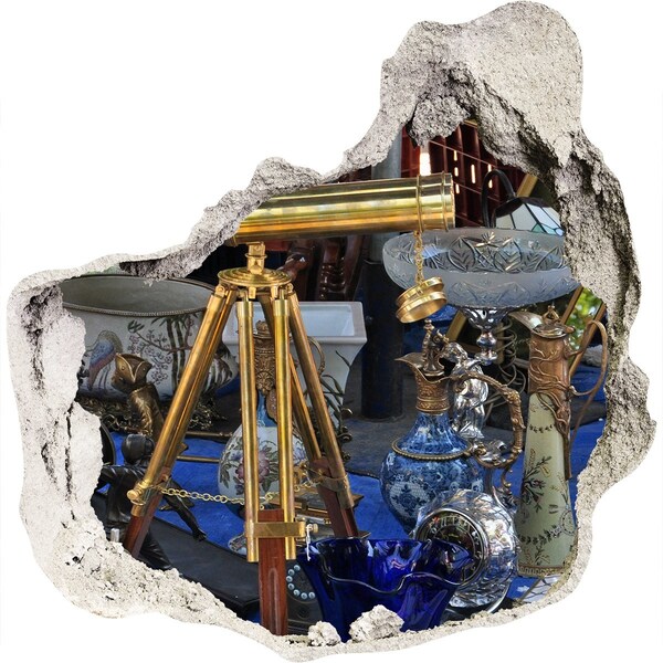 Fototapeta díra na zeď Starožitnosti v tajemném obchodě