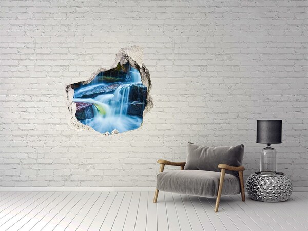 Nálepka fototapeta 3D Tropický vodopád