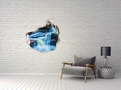 Nálepka fototapeta 3D Tropický vodopád