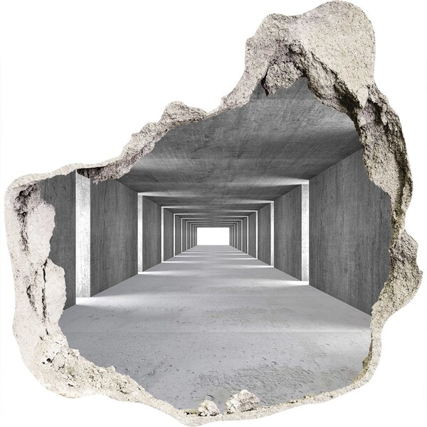 Díra 3D fototapeta nálepka Betonový tunel