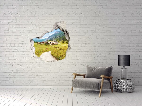 Nálepka fototapeta 3D Pastvina v Alpách