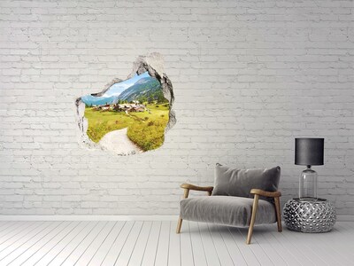 Nálepka fototapeta 3D Pastvina v Alpách