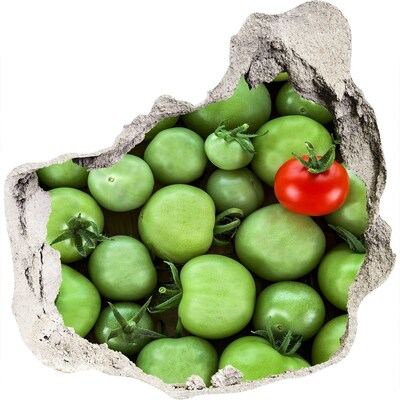 Nálepka 3D díra Ovoce v betonu
