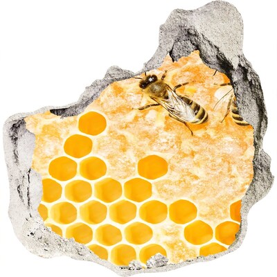 Díra 3D fototapeta nálepka Včely