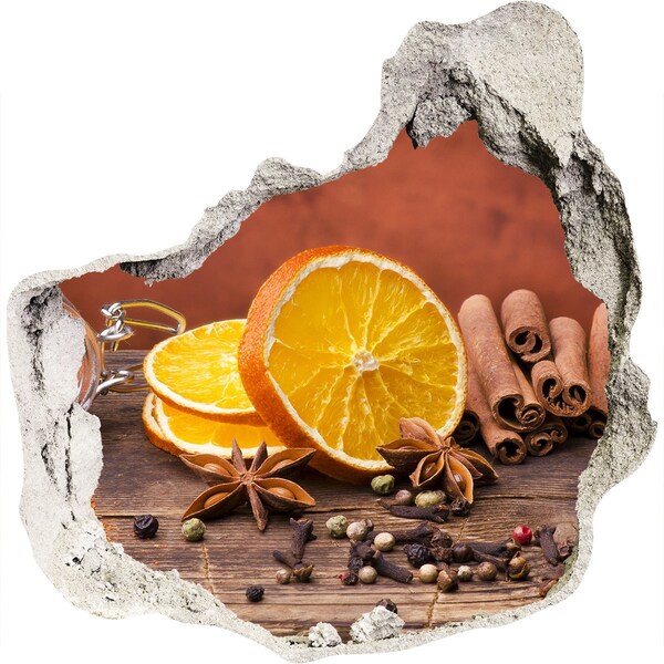 Nálepka 3D díra na zeď Kuchyňské vůně