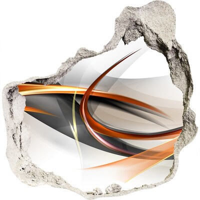 Díra 3D fototapeta na stěnu Abstraktní únik barev