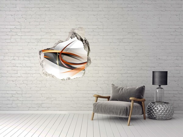 Díra 3D fototapeta na stěnu Abstraktní únik barev