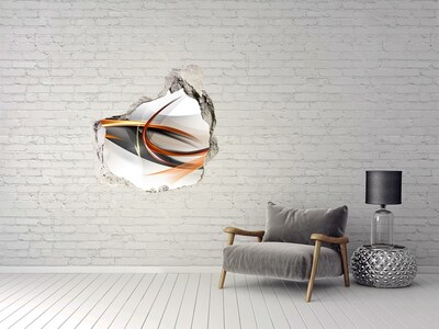 Díra 3D fototapeta na stěnu Abstraktní únik barev