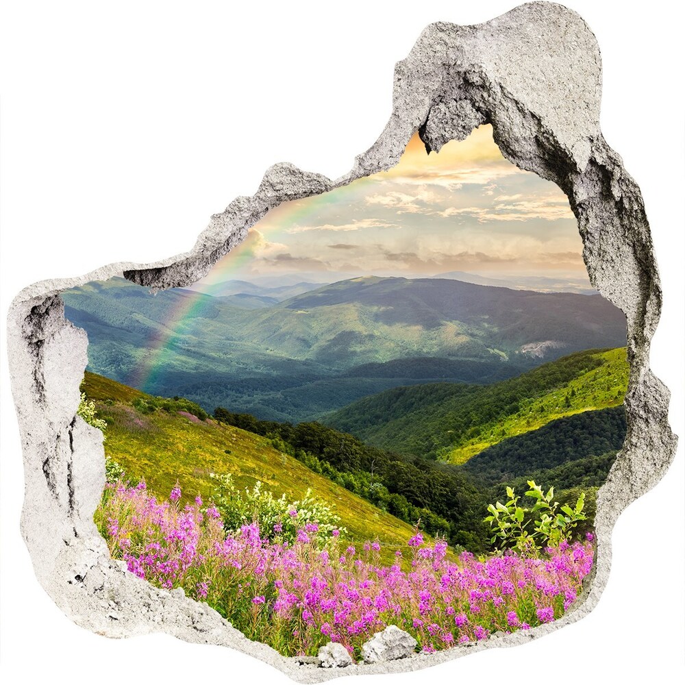Nálepka fototapeta 3D výhled Horská krajina