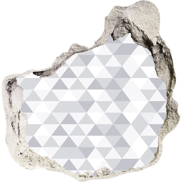 Fotoobraz díra na stěnu Geometrický otvor ve zdi