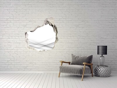 Díra 3D fototapeta na stěnu Zničená zeď s výhledem na prostor