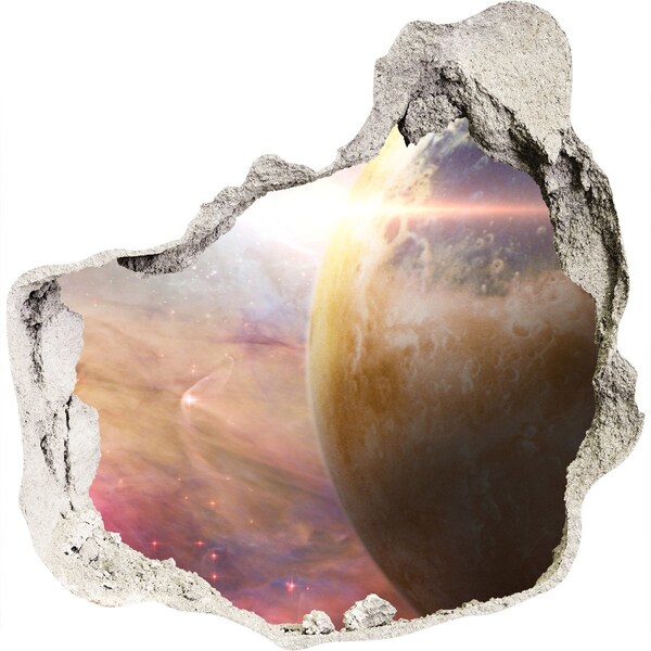 Foto fotografie díra na zeď Vesmírné dobrodružství