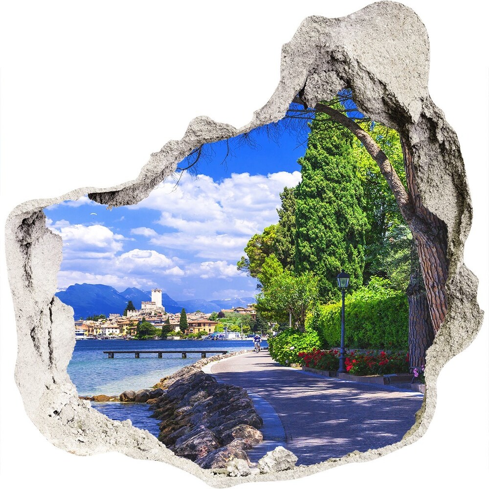 Nálepka fototapeta 3D výhled Severní Itálie