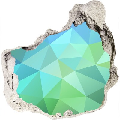 Díra 3D fototapeta nálepka Virtuální díra ve zdi