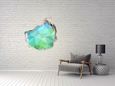 Díra 3D fototapeta nálepka Virtuální díra ve zdi