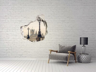Fototapeta díra na zeď 3D Pohled na Londýn