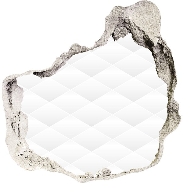 Díra 3D fototapeta nálepka Rozbitá zeď s výhledem do prázdna