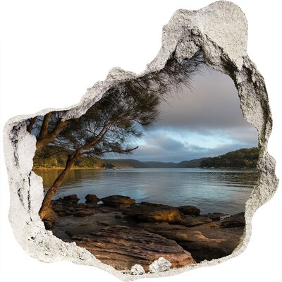 Nálepka fototapeta 3D výhled Mír u vody