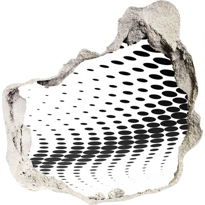 Fototapeta díra na zeď Virtuální prostor v díře