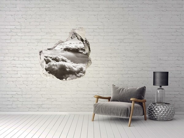 Nálepka fototapeta 3D Pohled na mraky